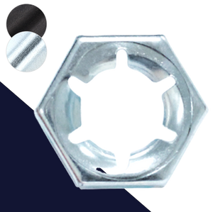 Counter Self-Lock Nut,Steel, Finishes Vary,DIN 7967