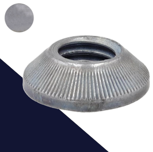 Countersunk Serrated Conical Self-Locking Nut Steel 