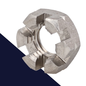 Low Height Castle Nut,Stainless Steel A2,DIN 979