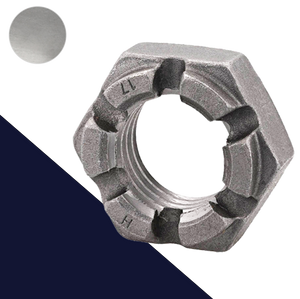 Low Height Castle Nut,Steel Class 17H,DIN 937