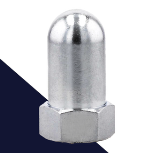 EXTRA TALL Acorn Nut,Brass, Chrome Plated,Extra Internal Thread