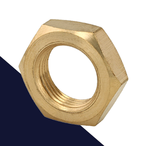 Jam Thin Nut, Coarse,Brass,DIN 439/936