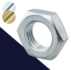 Jam Thin Nut, Coarse,Steel Class 04,DIN 439