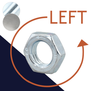 Fine Jam Nut LEFT HAND Steel, DIN 439