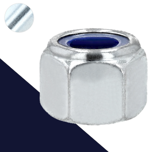 Nylon Locking Nut High Class 8 Steel Zinc DIN 982