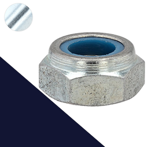 LOW JAM Nylon Lock Nut Steel Class 4 Zinc Special