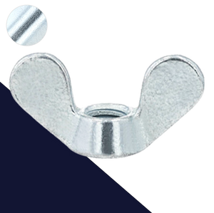 Wing Nut Rounded,Steel, Zinc Plated,DIN 315 German Style