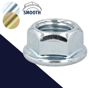 Top Lock Flange Nut M10X1.25,Steel Class 10 Zinc Plated,14mm Small Wrench