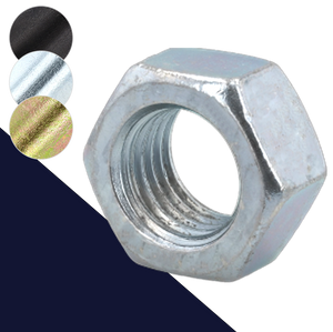Coarse DIN 934 Nut,Steel Class 10 Hardened,Finishes Vary