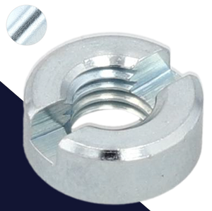 Slotted Round Nut Zinc DIN 546 Slotted Round Nut Zinc DIN 546