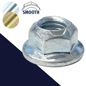 Conical Lock Flange Nut Smooth Class 8 Steel  12mm Wrench Special