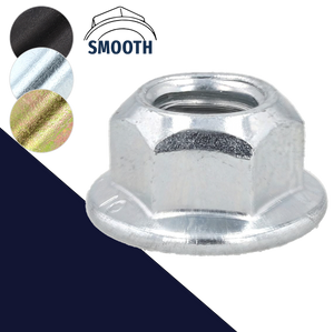 Conical Lock Flange Nut Smooth Class 10 Steel DIN 6927
