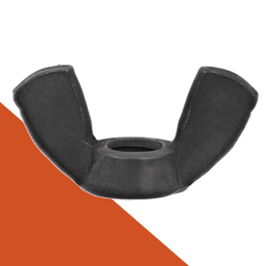 Wing Nut Straight,Stainless + Black Oxide,DIN 315 American Style