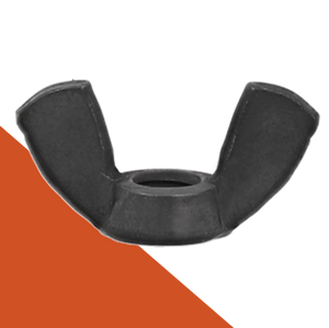 Wing Nut Straight,Stainless + Black Oxide,DIN 315 American Style