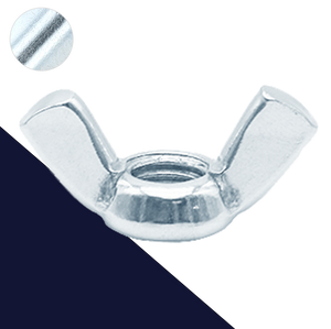Wing Nut Straight,Steel, Zinc Plated,DIN 315 American Style