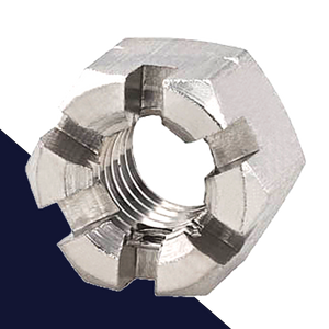 Castle Nut Fine Thread - Stainless Steel Castle Nut Fine Thread - Stainless Steel