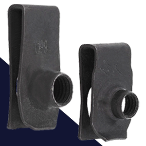 Speed Clip "U" Style,Machine Thread,Steel, Full Back