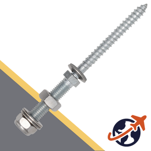 M8 Assembled Stainless Solar Hanger Bolt with EPDM Gasket