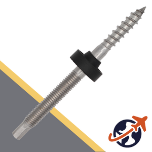 M10 Assembled Hanger Bolts,EPDM Gasket,Stainless Steel