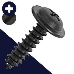 Modified Phillips Truss Head,Steel, Black Oxide,Self Tapping Screw