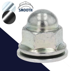 Spinning Loose Washer Acorn Nut - Steel Zinc Plated