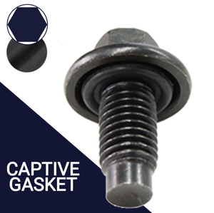 M12 Hex Flange - Drain Plug + O-Ring M12 Hex Flange - Drain Plug + O-Ring