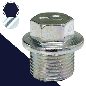 M20X1.5 Wide Flange - Drain Plug Zinc