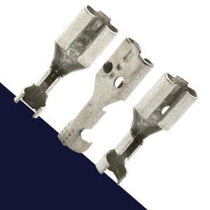 4.8mm Female Spade NO TAB,Double Crimp,Uninsulated