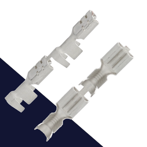 6.3mm Uninsulated Female Spade, NO TAB - Chain Form