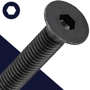 M16X1.5 Fine Flat Socket,Steel Class 12.9,Countersunk DIN 7991