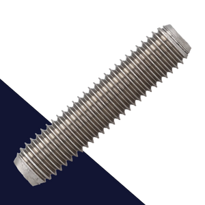 M8X1.0 FINE Full Thread Stud DIN 976 Stainless