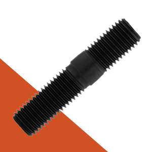 M8 Double Ended Stud DIN 835, Black Stainless