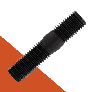 M8 Double Ended Stud DIN 835, Black Stainless