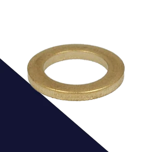 Flat Washer Small O.D.,Solid Brass,DIN 433