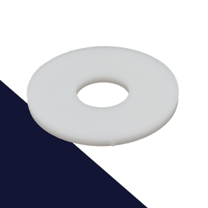 Fender Washer DIN 9021,White Polyamide,Solid Plastic