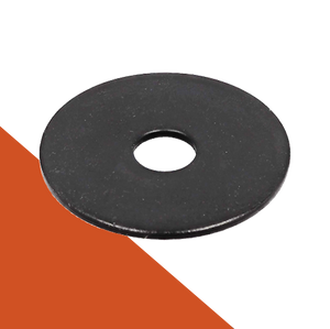 Fender Washer Oversized,Stainless A2 + Black Oxide,Passivated