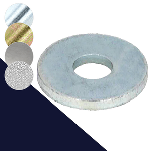 Fender Washer Thick DIN 6340,HV-350 Extreme Strength,Finishes Vary