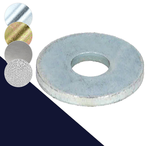 Fender Washer Thick DIN 6340,HV-350 Extreme Strength,Finishes Vary