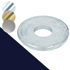 Fender Washer ISO 7093,HV-200 Steel Hardened,Finishes Vary