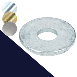Fender Washer ISO 7093,HV-200 Steel Hardened,Finishes Vary