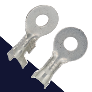 5mm Eye Terminal Uninsulated,16-20 to 12-10 Gauge,Double Crimp