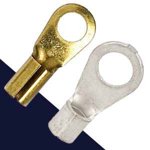 6mm Eye Terminal Uninsulated,12-10 to 8 Gauge,HEAVY DUTY