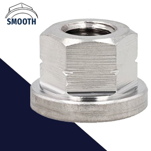 Flange Nut Tall Collar - A2 Stainless DIN 6331