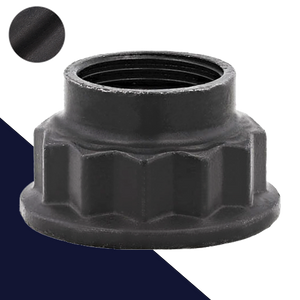M22X1.5 Ex Fine 12-Point Nut,Non-Serrated Flange,Steel Class 8
