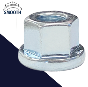 Tall Collar Flange Nut,Steel Class 10 Zinc Plated,DIN 6331