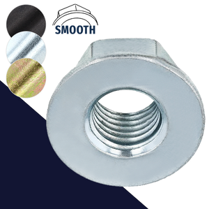 Flange Nut Smooth Class 10 Fine Thread Steel DIN 6923
