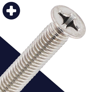 M3X0.5 Phillips Reduced Flat Head Screw - Stainless JIS B1111