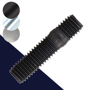 M10X1.25 Double End,Class 10.9 Steel,Fine Thread Stud