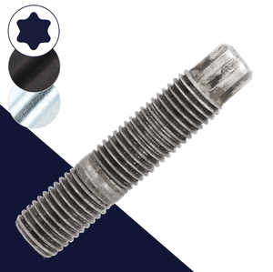 M10X1.25 Double End Torx,Class 10.9 Steel,Fine Thread Stud