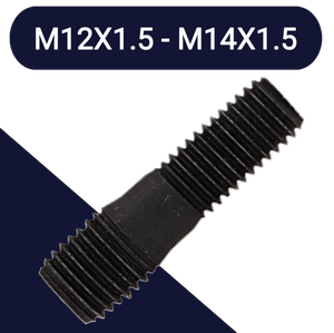M12X1.5/M14X1.5,Class 10.9 Steel,Coarse to Fine Step Stud
